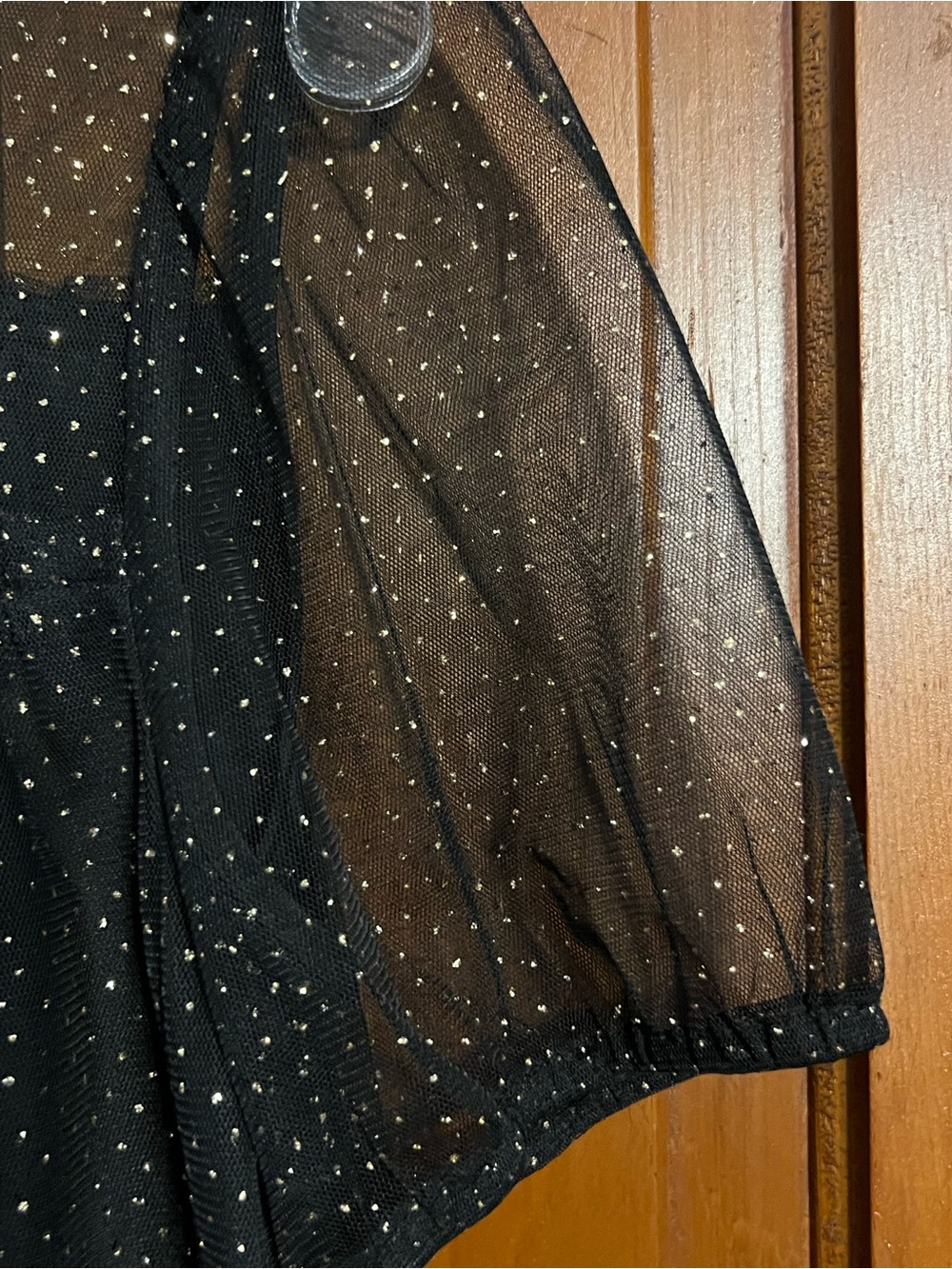 J. Crew NWT Sparkle Puff Sleeve Tulle Top Gold Black Women’s Size Small - Picture 2 of 8